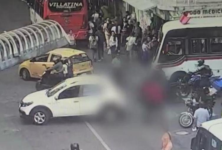 Capturan a conductor que atacó con arma blanca a otro en vía pública de Medellín 