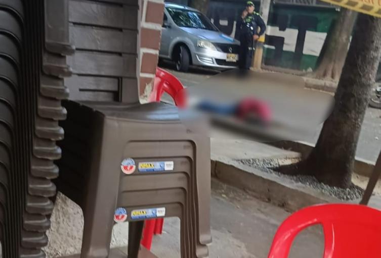 Homicidio en el barrio La floresta de Medellín