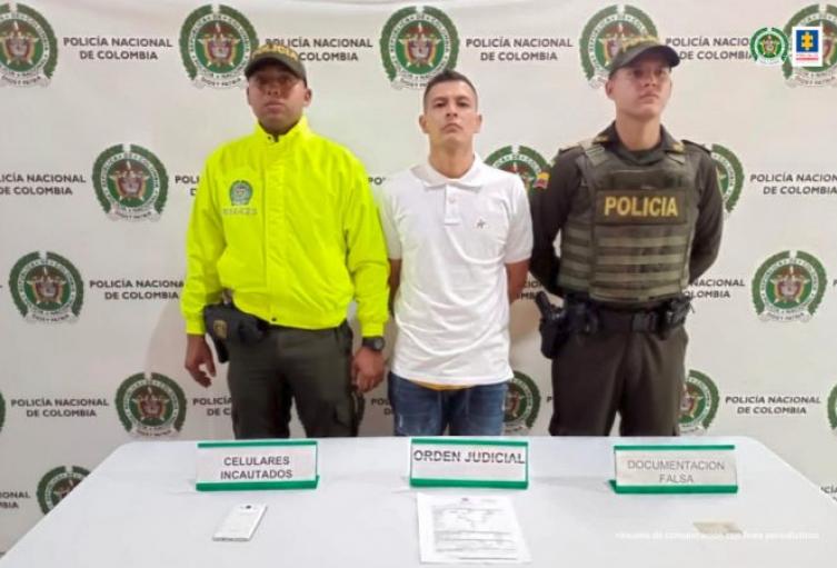 Capturado líder del grupo criminal La Viña. Responsable del asesinato del ingeniero Alejandro Ramírez durante el año 2015 en el municipio de Barbosa, Antioquia