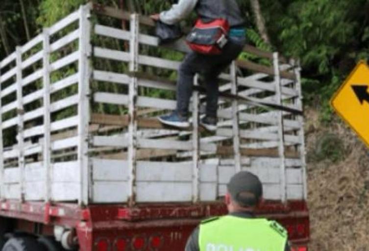 Polizón cayó de camión y murió atropellado por furgón en Valdivia