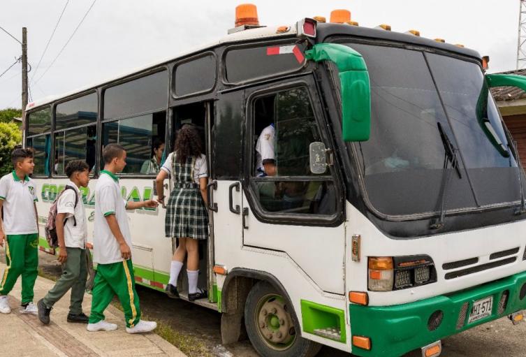 Transporte escolar en Antioquia