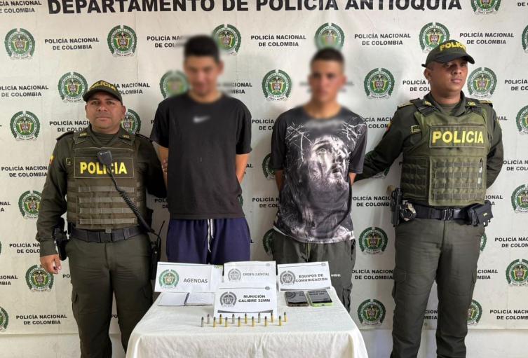 Capturan en Belmira a sicarios del Clan del Golfo que planeaban matar a un exintegrante