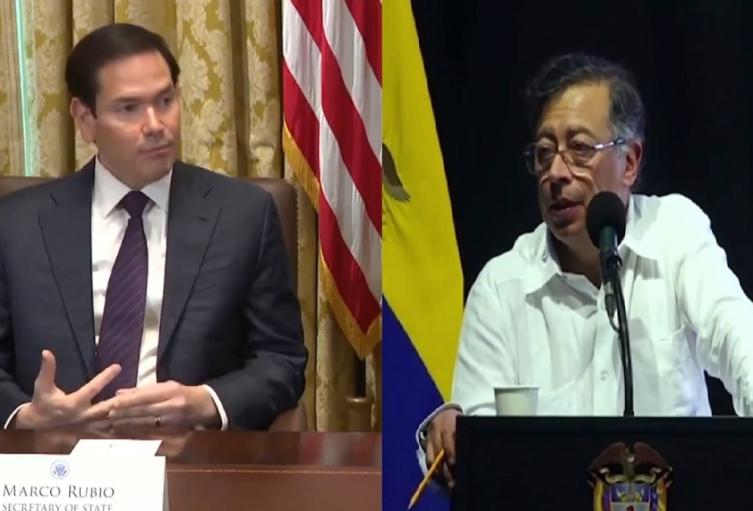 Foto: Petro salió al paso y condenó enérgicamente a Marco Rubio por opinar de este tema.