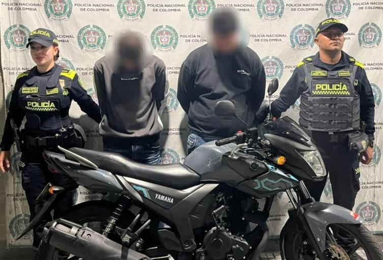 Captura de fleteros en Medellín 