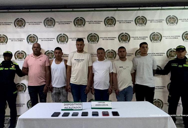Asegurados por hurtos en Antioquia