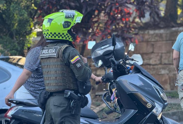 Reducción de motos robadas en Medellín