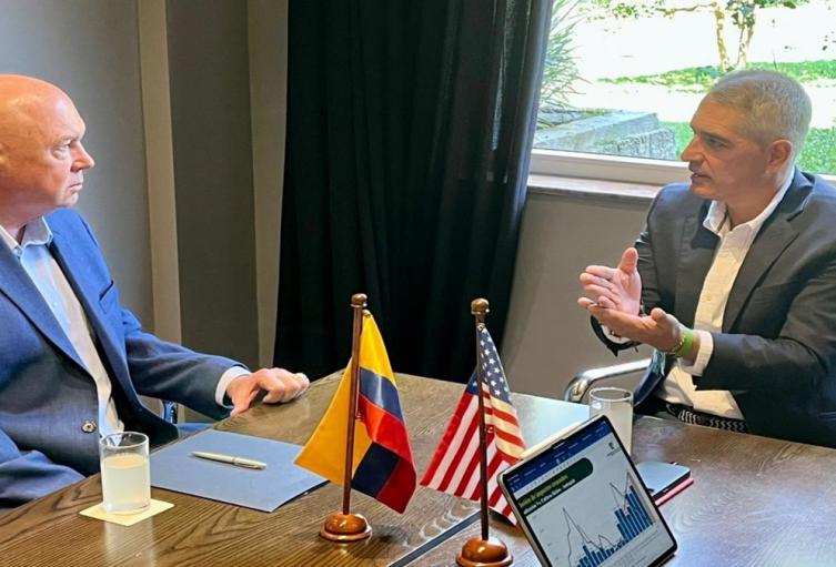 Gobernador de Antioquia sostuvo un encuentro con el embajador de Estados Unidos en Colombia