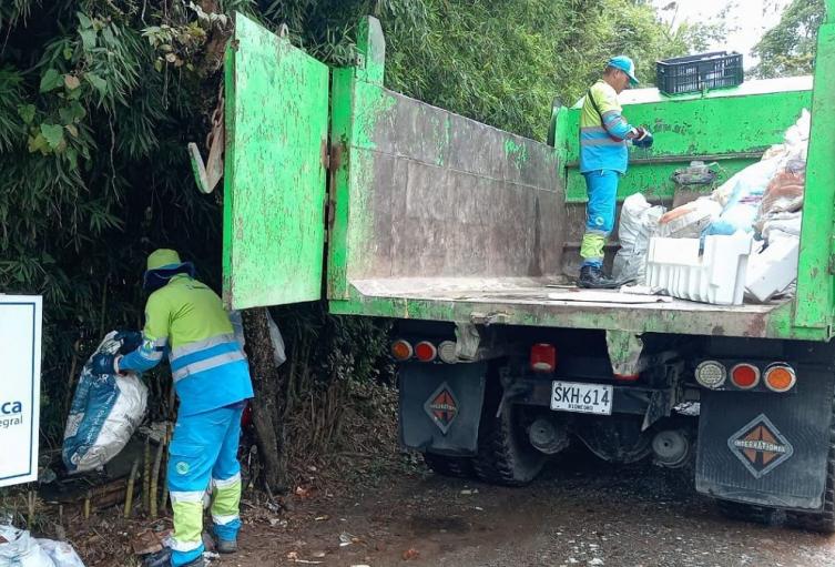 Recolección de residuos especiales en Rionegro, Antioquia