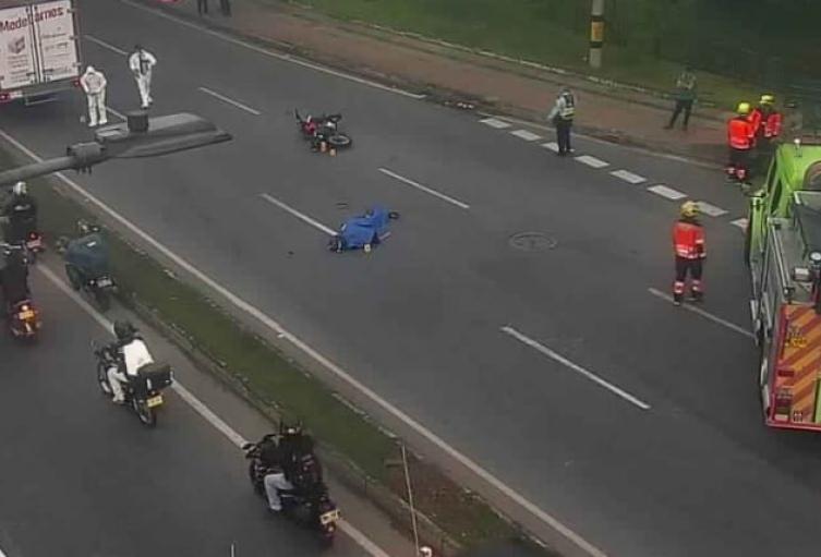 Accidente de tránsito en Medellín