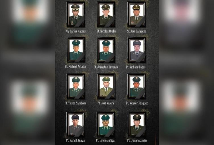 Ruta del honor: cuerpos de policías asesinados en Amalfi serán enviados a ocho departamentos del país 