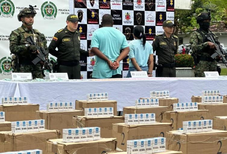 Operativos en el Urabá antioqueño logran millonaria incautación