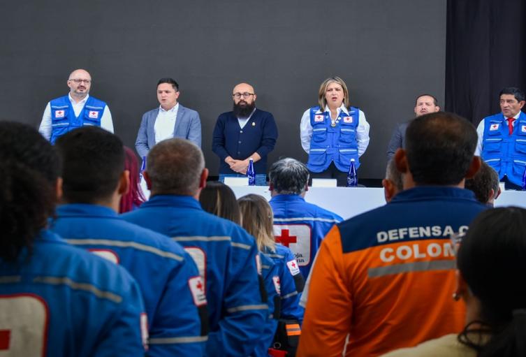 Cruz Roja Antioquia recibió el máximo reconocimiento por las capacidades de respuesta en situaciones de emergencia