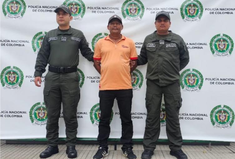 Captura de  alias Caballo, presunto cabecilla del Clan del Golfo 