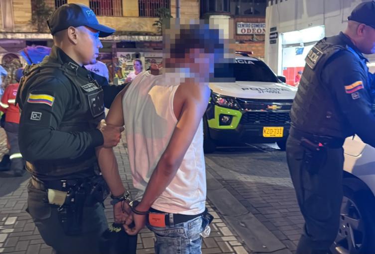 Secuestradores en el centro de Medellín