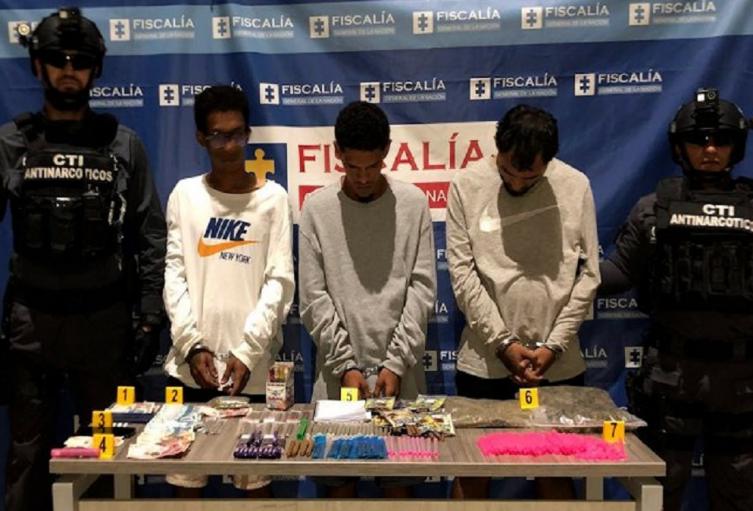 Capturados por tráfico de estupefacientes en Medellín