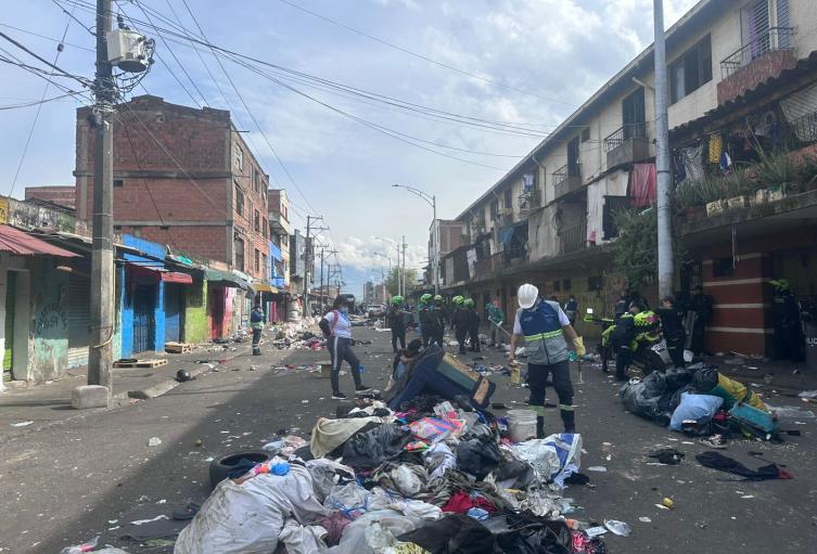 La basura del Bronx en Medellín 