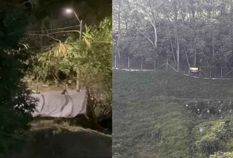 Torre de energía de EPM fue afectada tras la activación de explosivos en Medellín. En el lugar fue instalada una bandera del frente 36 de las disidencias de las Farc.
