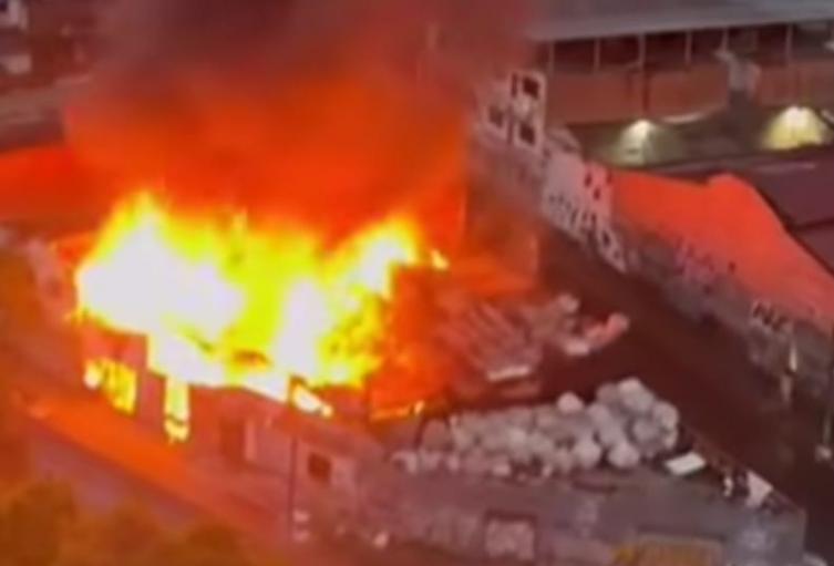 Incendio en Niquitao en Medellín