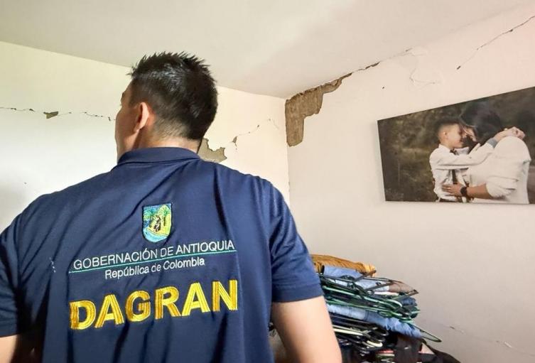 Afectaciones por sismos en Antioquia