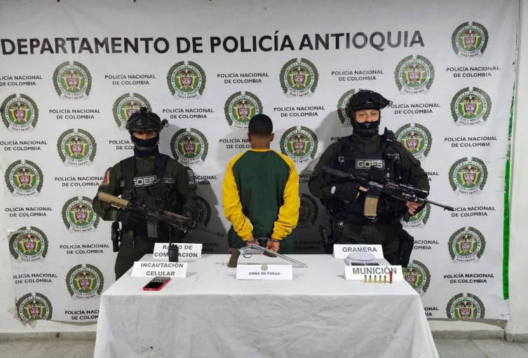 En Ciudad Bolívar, capturan a temido sicario de "Carne Rancia" detrás de recientes homicidios