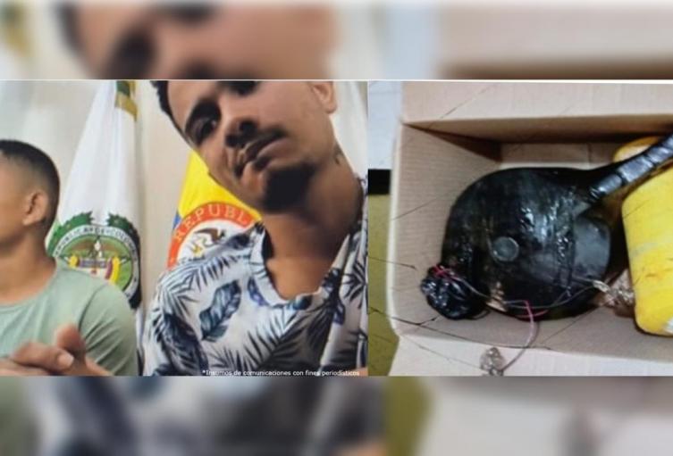 [FOTOS] A prisión hombres que instalaron olla bomba con metralla en la estación de Policía de Amalfi 