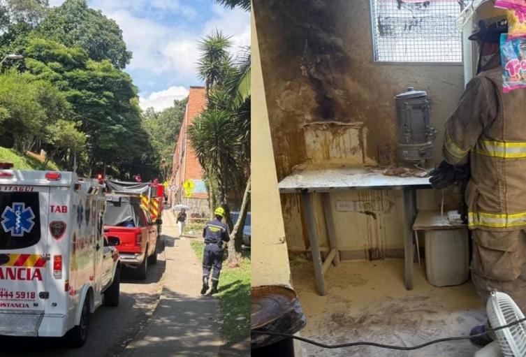 Emergencia de incendio en Itagüí 