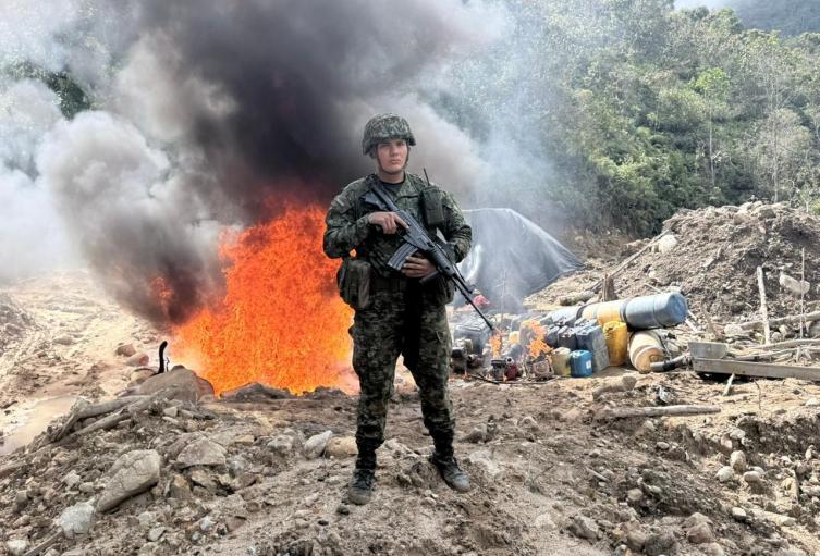 Golpe a la minería ilegal en San Carlos 