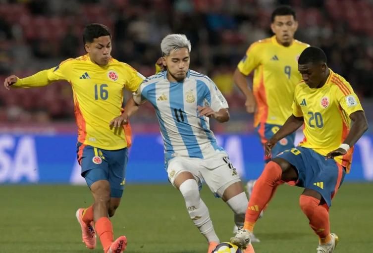 Colombia perdió a Argentina Colombia perdió a Argentina