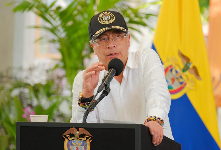 Presidente Gustavo Petro. 