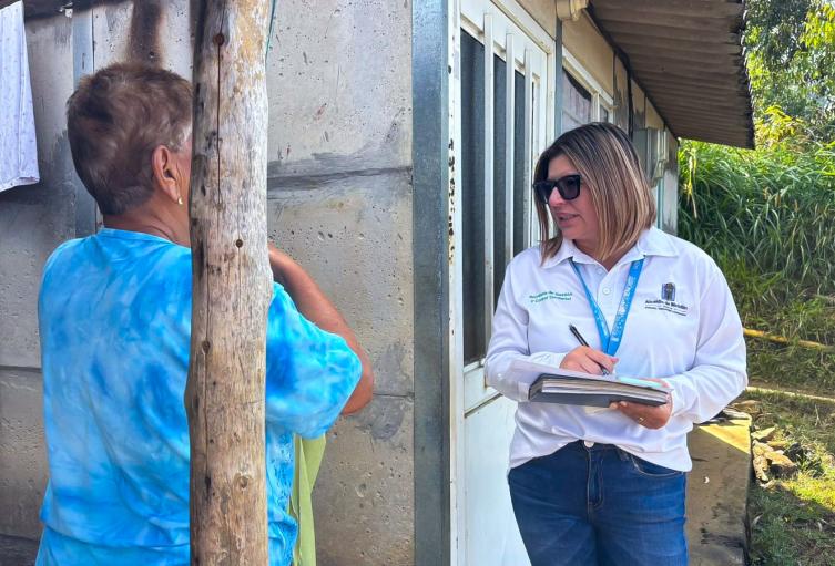 Viviendas del sector de La Cruz en Manrique 