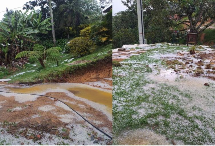 Cultivos afectados deja fuerte granizada en el municipio de Guarne, oriente antioqueño