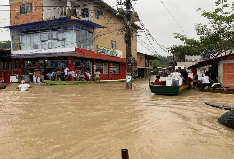 Afectaciones por inundaciones en Chocó