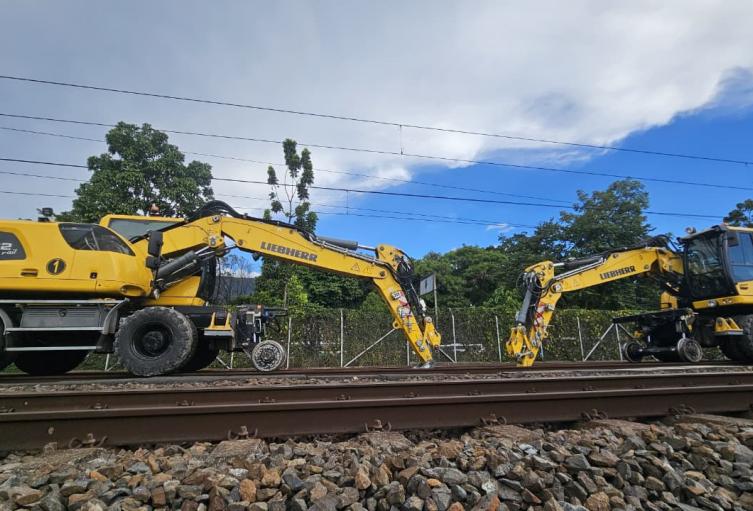Obras en el Metro de Medellín