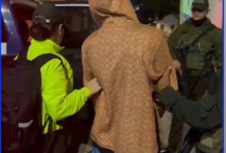 Captura de alias "Puñalada" en el municipio de Titiribí 