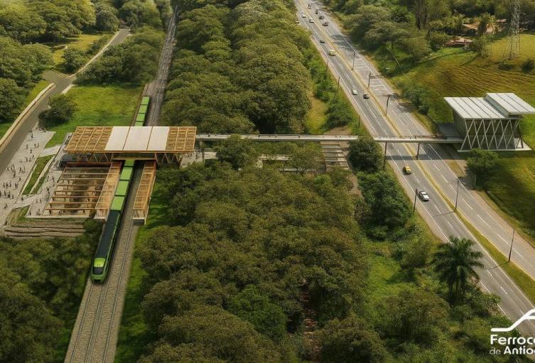 Anuncio de construcción del Tren del Río