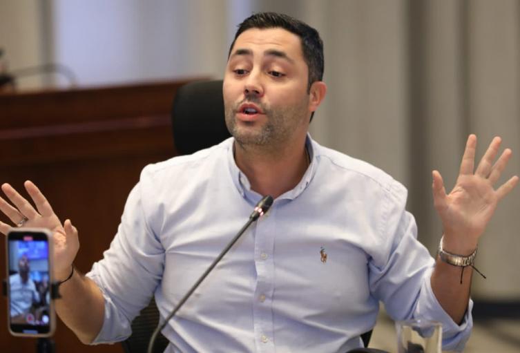 Sebastián López, presidente del Concejo de Medellín 