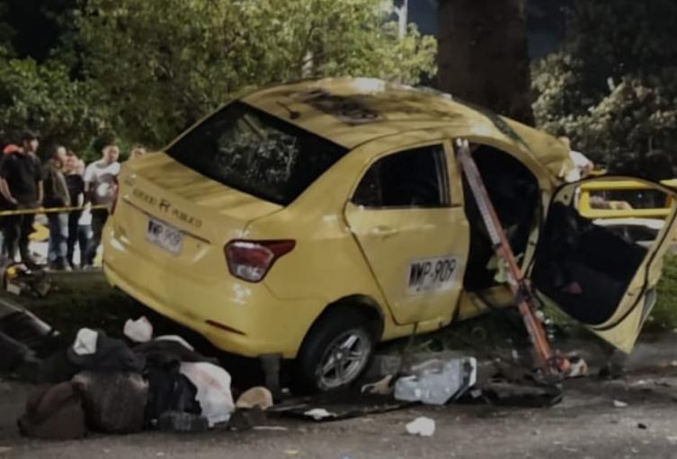 taxista falleció en accidente de tránsito en Medellín