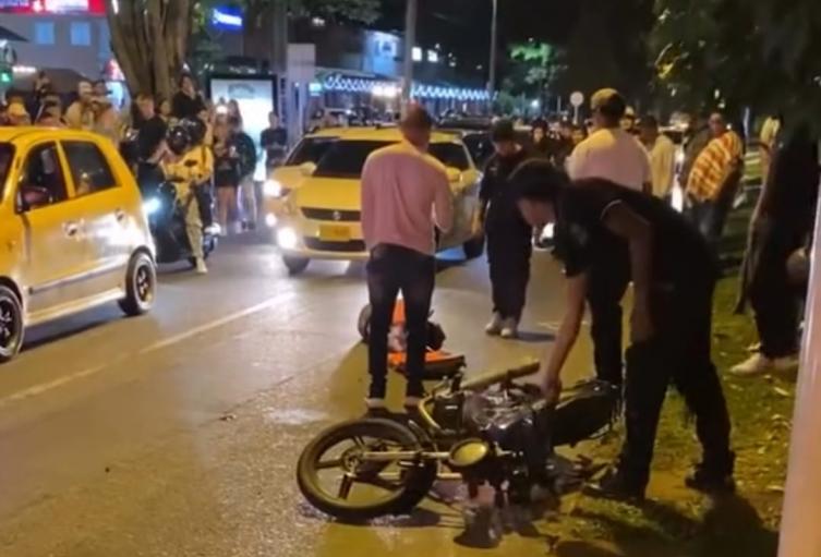 Paloterapia para presunto fletero en el municipio de Medellín