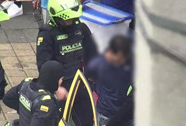 Captura de ladrón de  Motos en Medellín 