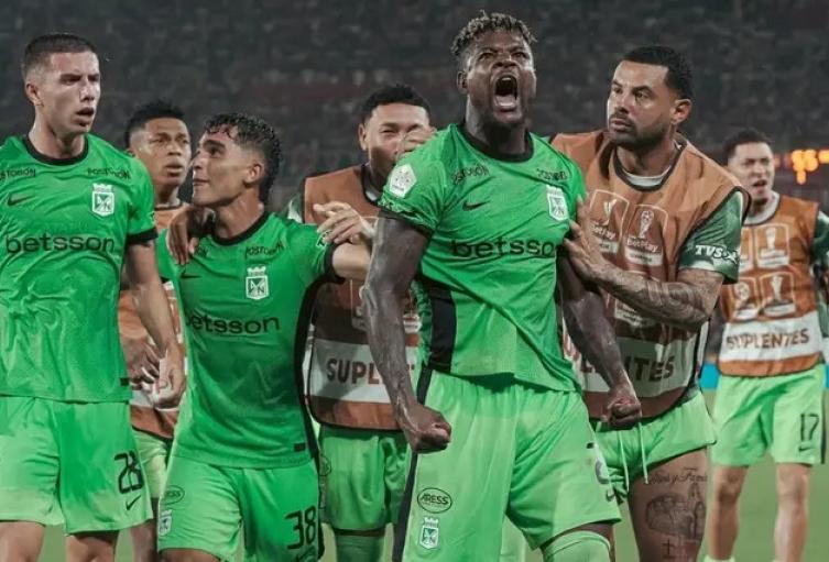 Gol de Nacional en Barranquilla 