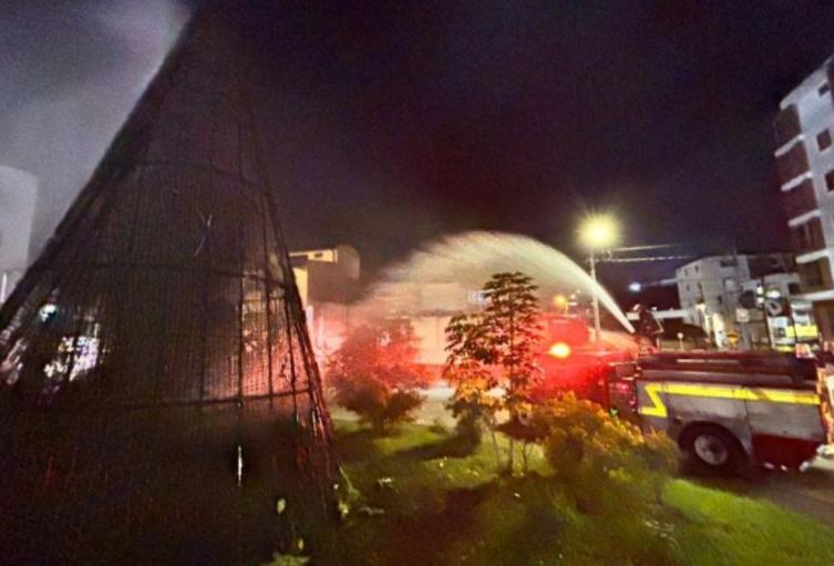 Alumbrado navideño en La Ceja, Antioquia, fue vandalizado 