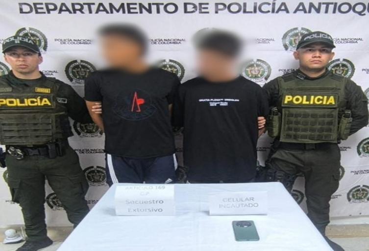 Policía frustra secuestro de un transportador en Valdivia (Antioquia) y captura a dos presuntos responsables