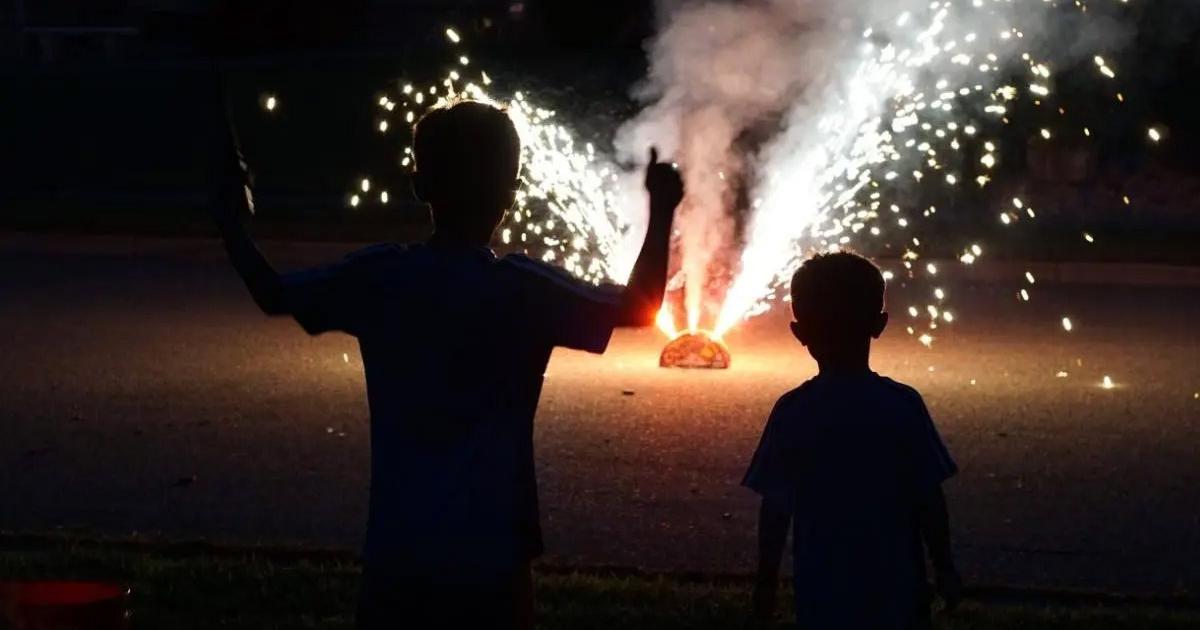 Una mujer en Medellín se quemó el rostro cuando observaba la pólvora