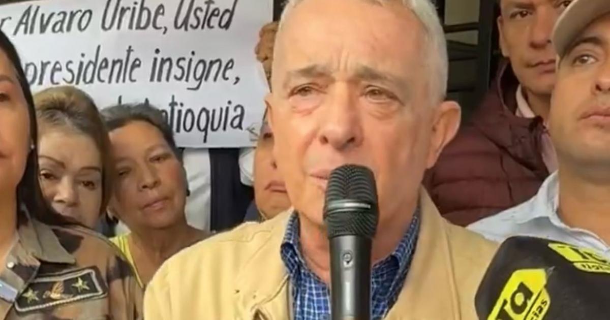Álvaro Uribe se pronuncia tras masivas marchas a su favor, agradeció a los colombianos