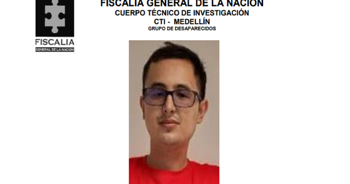 Familiares buscan a hombre desaparecido en Medellín