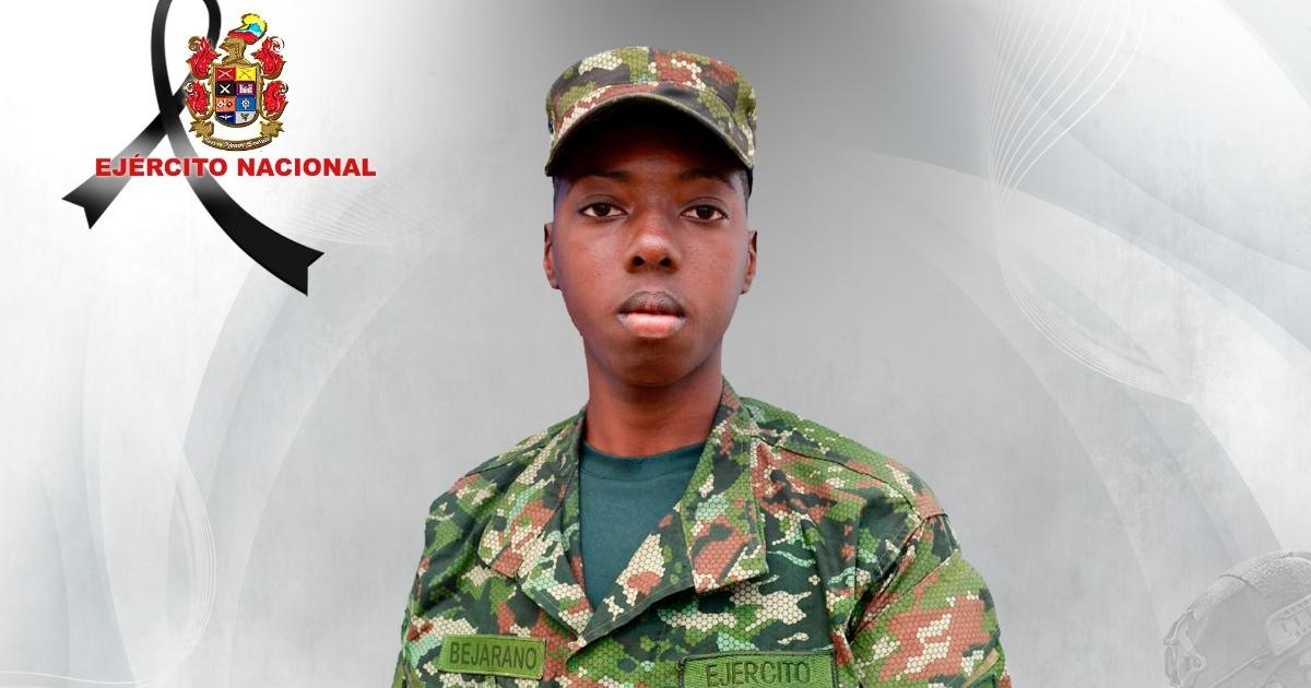 Soldado del Ejército fue asesinado tras hostigamiento en zona rural de Frontino