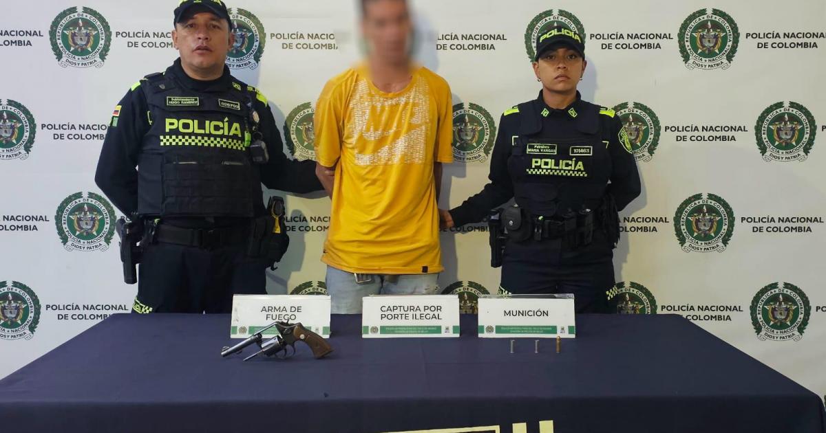 [Video] Tenía azotada a la comunidad por realizar disparos al aire en Bello