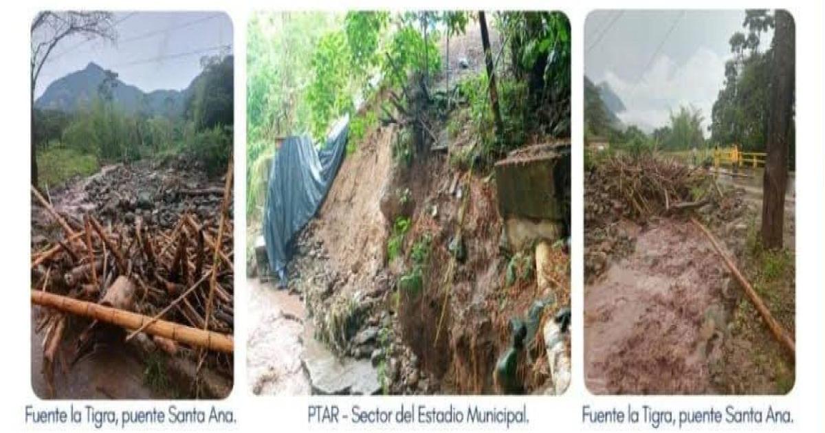 Venecia, Antioquia presenta afectaciones como consecuencia de las lluvias en las últimas horas
