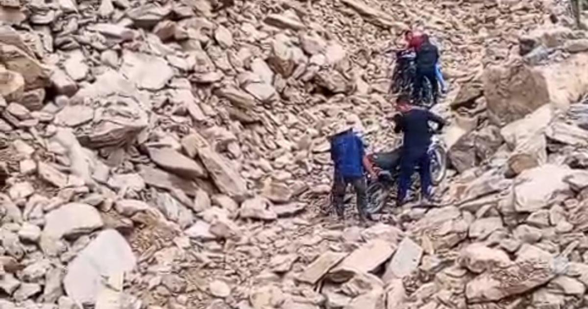 Video: Motociclistas se salvan de milagro tras avalancha de rocas cerca al proyecto Hidroituango