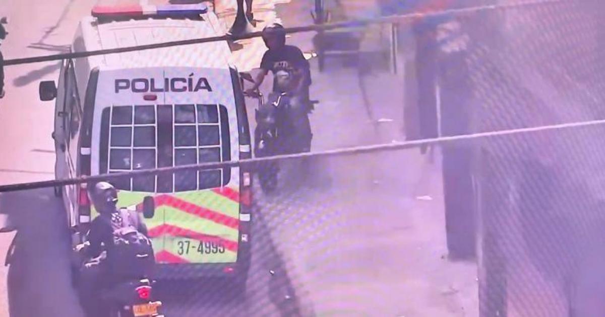 (Video) Capturan en Medellín a hombre que fingía pinchazos de llantas para robar conductores 